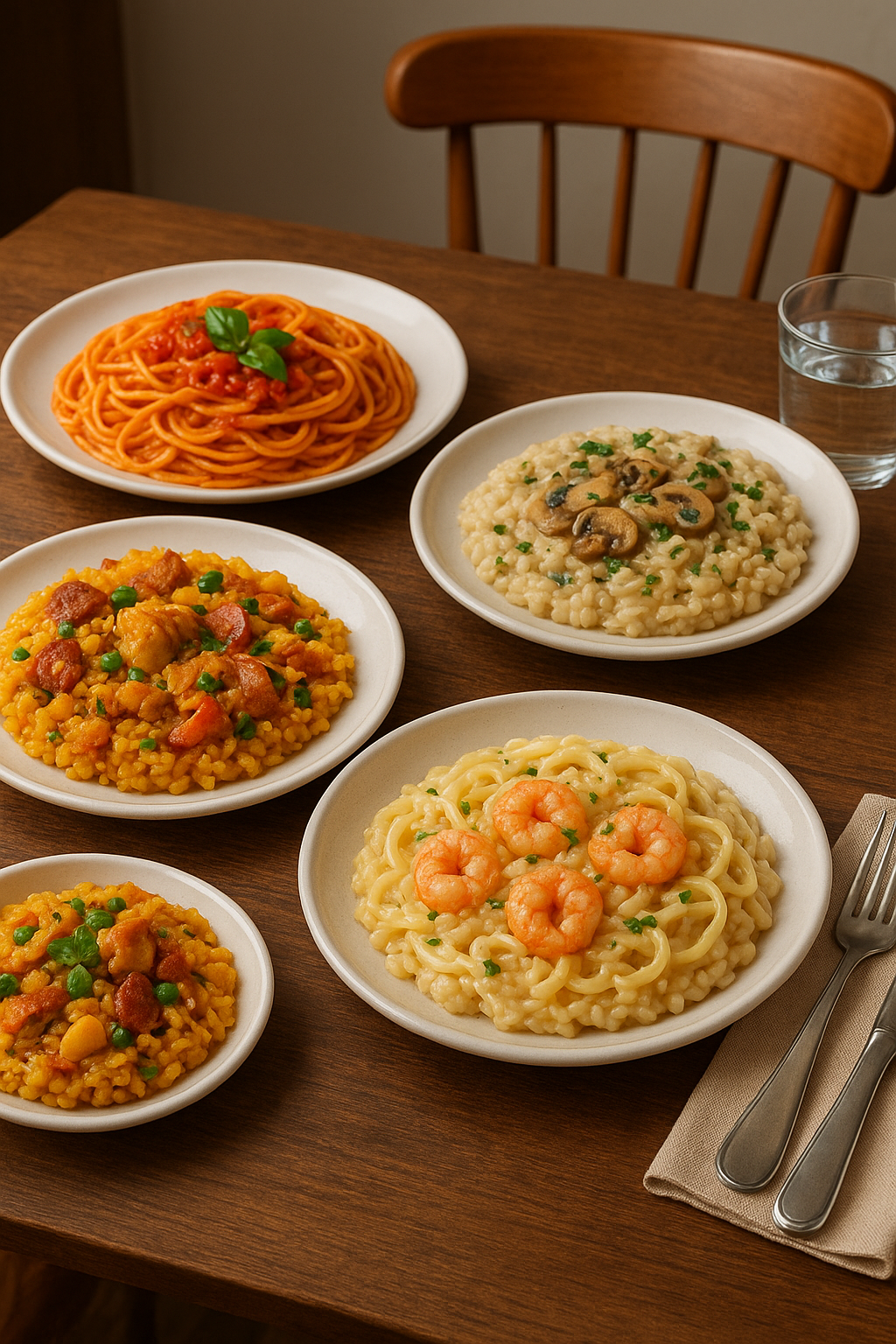 🍝 Pastas and rice dishes
