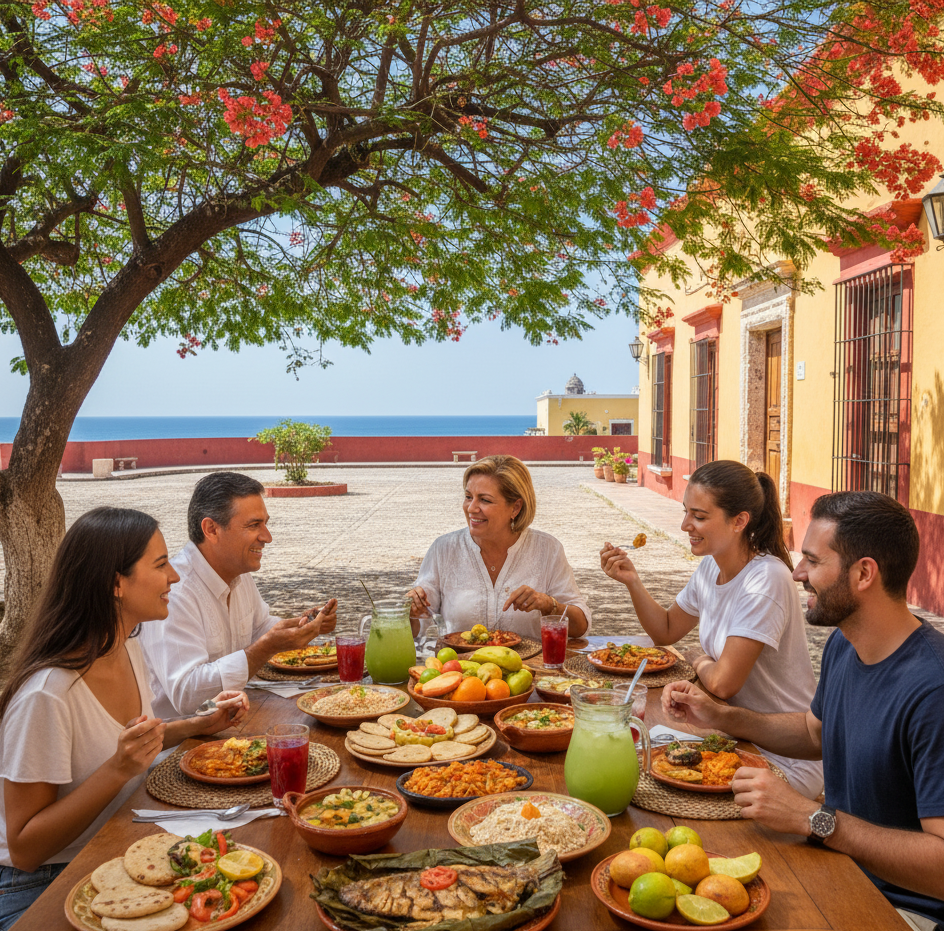Dónde comer comida regional con anfitriones en Campeche