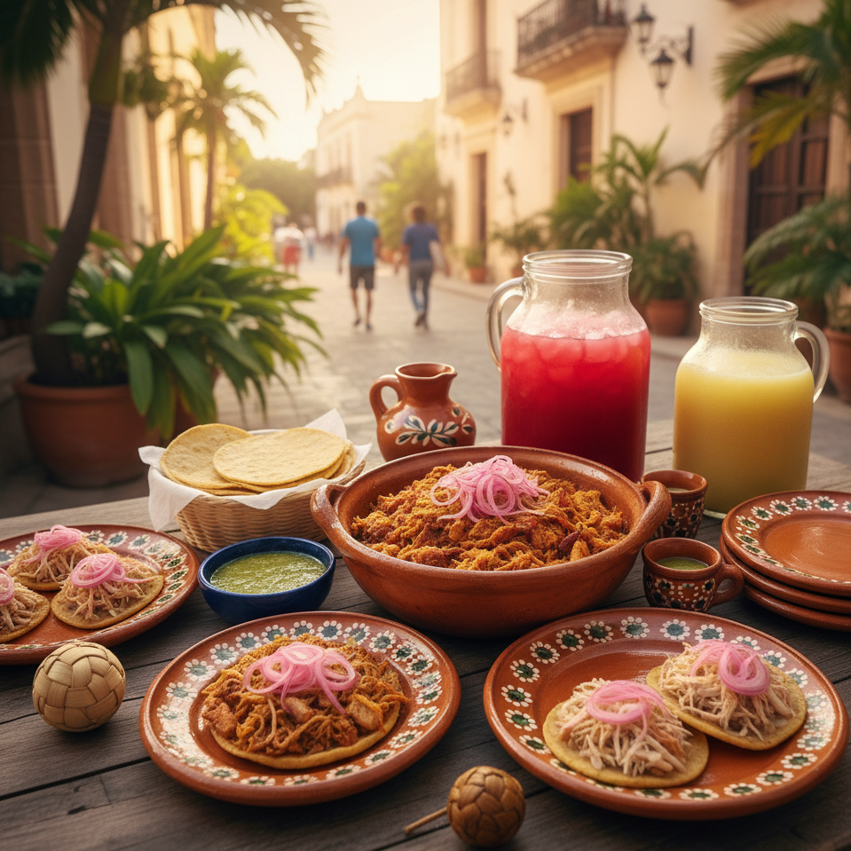 Comida mexicana auténtica en Yucatán para aficionados del Mundial