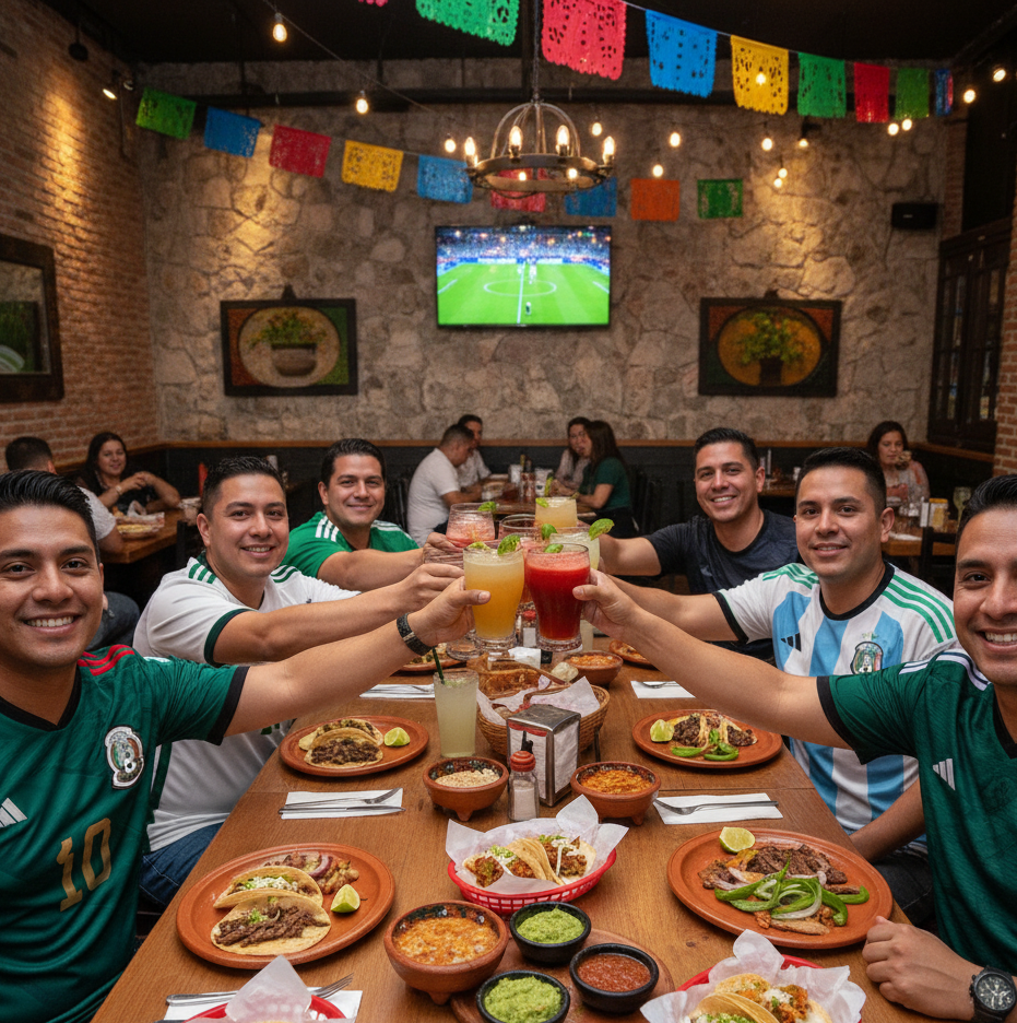 Comida mexicana auténtica en Monterrey para aficionados del Mundial 2026