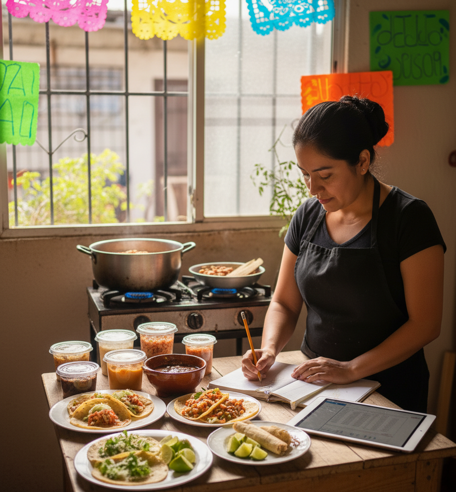 Cómo elegir un menú rentable para un negocio de comida desde casa