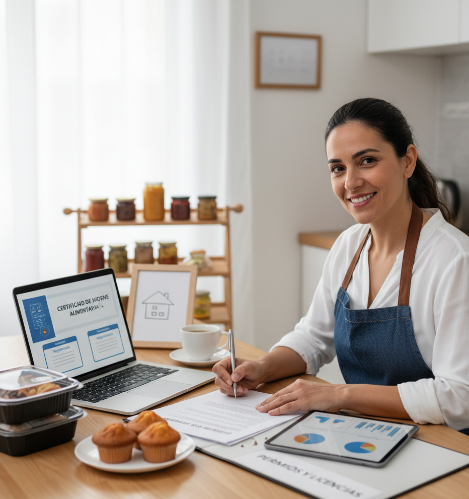 Cómo vender comida desde casa de forma legal y rentable