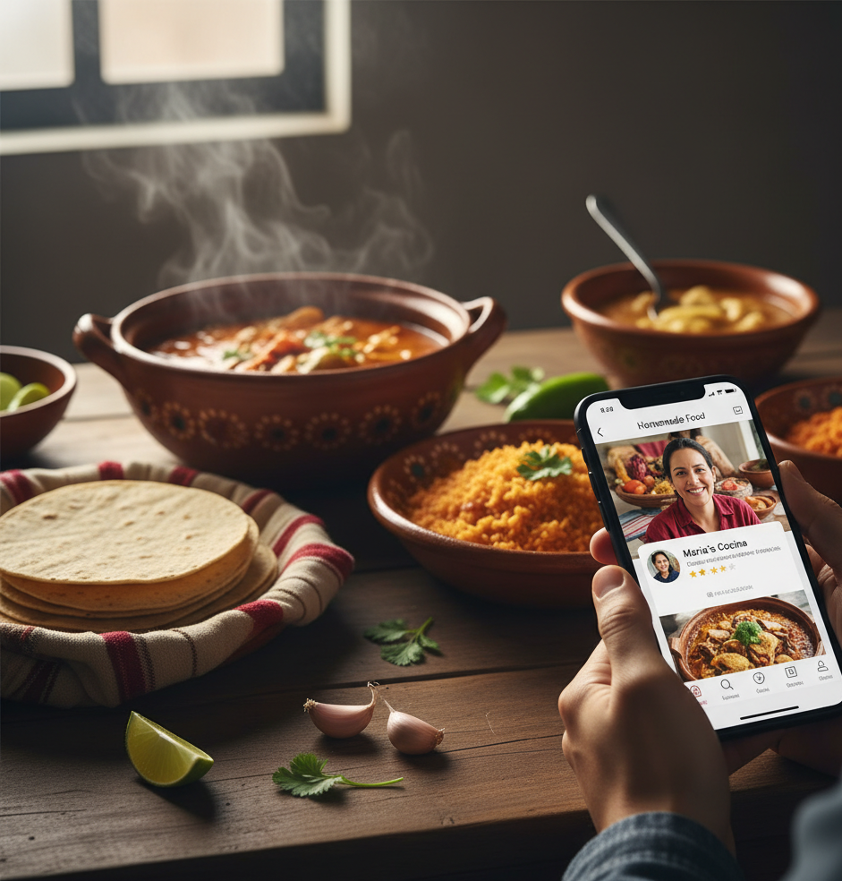 App para comprar comida casera en México