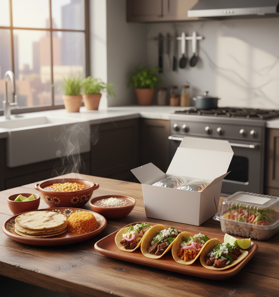 Alternativas a Uber Eats para comida casera